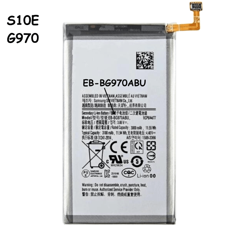Battery EB-BG970ABU 3100mAh For Samsung Galaxy S10e G970 - Best Cell Phone Parts Distributor in Canada, Parts Source Battery EB-BG970ABU 3100mAh For Samsung Galaxy S10e G970 - Best Cell Phone Parts Distributor in Canada, Parts Source